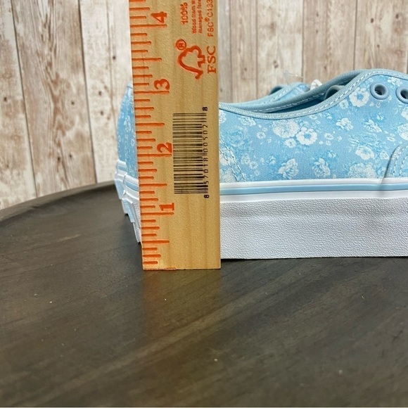Vans Authentic Platform 2.0 Tonal Floral Canvas Sneaker Size 9.5‎ Women - Picture 11 of 12